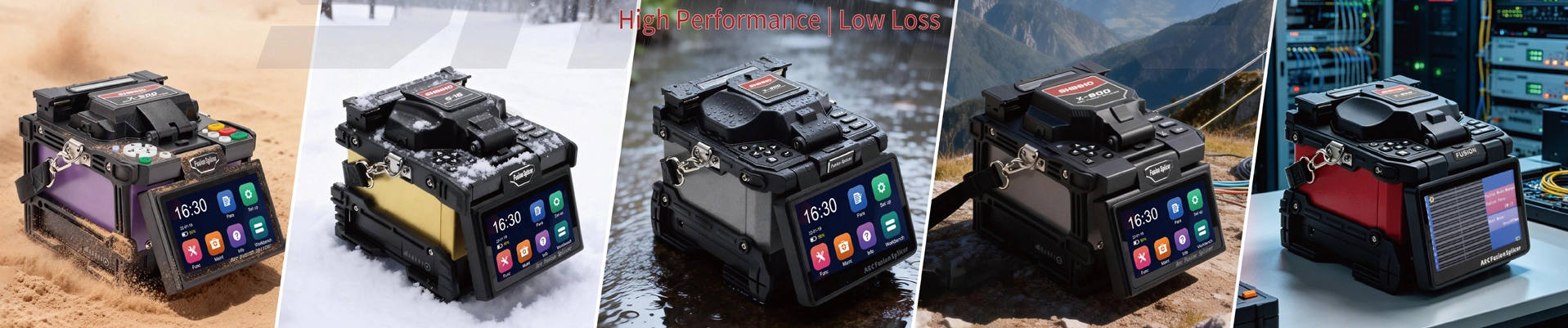 giuntatrice a fusione di fibre